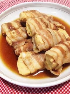 肉巻き豆腐の煮物-レシピのメイン写真