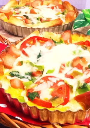 食パンで簡単キッシュ-レシピのメイン写真
