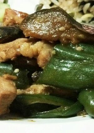 なすピー豚味噌炒め煮-レシピのメイン写真