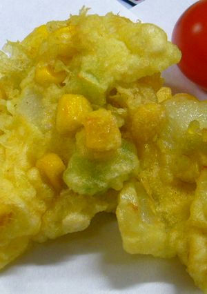 ブロッコリーの茎のかき揚-レシピのメイン写真
