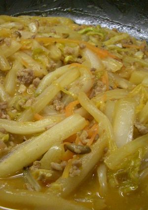 ♪麻婆白菜♪ひき肉と白菜の炒め煮♪-レシピのメイン写真