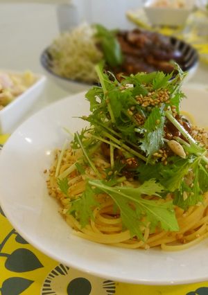 我が家のあっさり納豆パスタ-レシピのメイン写真
