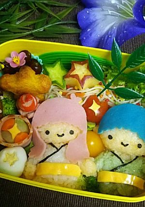 キキララ七夕キャラ弁-レシピのメイン写真