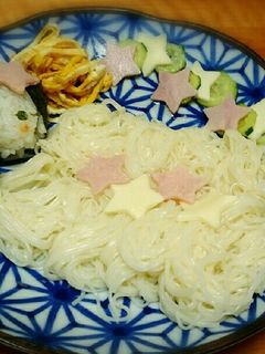 ＊七夕そうめんプレート＊-レシピのメイン写真