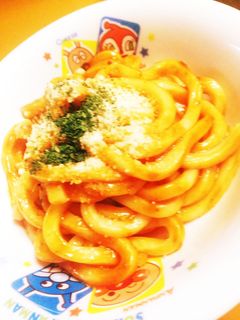 超 簡単 ミートソースうどん♡-レシピのメイン写真