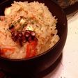 タコとトマトの炊き込みご飯