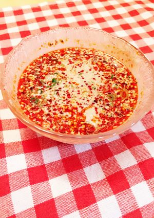 簡単！混ぜるだけ！そうめん坦々風スープ！-レシピのメイン写真