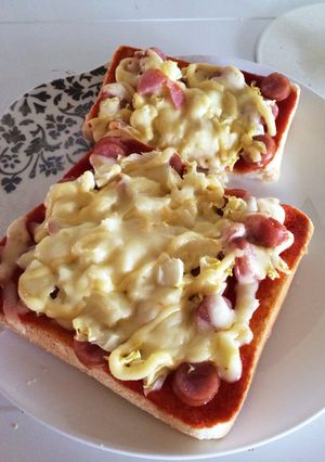 朝食に♫簡単ピザトースト-レシピのメイン写真