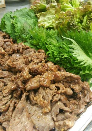 しそ香る♪包み焼肉(紫蘇生菜包肉)-レシピのメイン写真