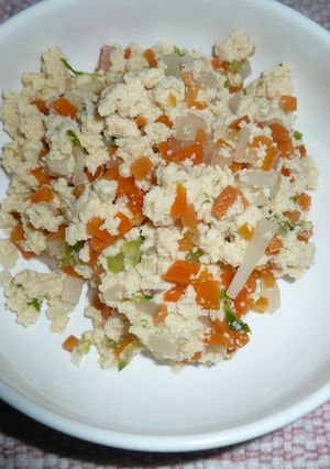 高野豆腐の煎り豆腐-レシピのメイン写真