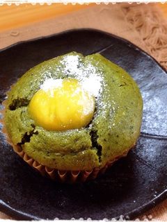 ☆ちょこっとふわふわ*抹茶マフィン☆-レシピのメイン写真