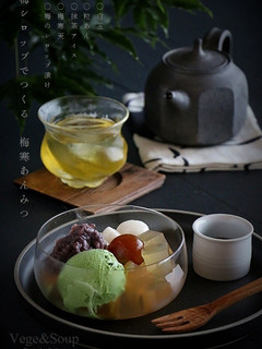 超簡単♪ 梅シロップでつくる「梅かん」-レシピのメイン写真