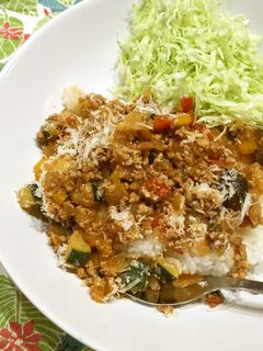 夏野菜たっぷり!さっぱりドライカレー-レシピのメイン写真
