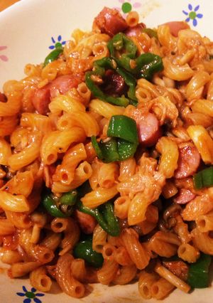 簡単☆トマト味のマカロニサラダ！-レシピのメイン写真