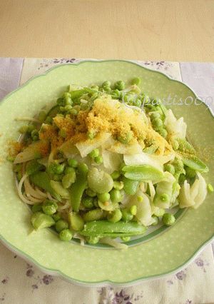 春野菜とからすみのパスタ-レシピのメイン写真