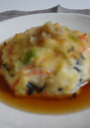 具たくさんの揚げ豆腐-レシピのメイン写真