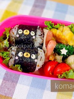 幼稚園 お弁当♡おにぎりくん 簡単-レシピのメイン写真