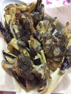 ナスも大好き*もずく天ぷら-レシピのメイン写真