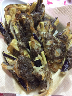 ナスも大好き*もずく天ぷら-レシピのメイン写真