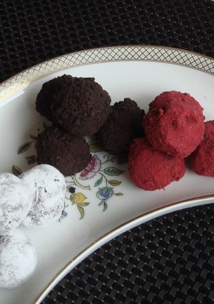 バレンタインに♪3色トリュフチョコレート-レシピのメイン写真
