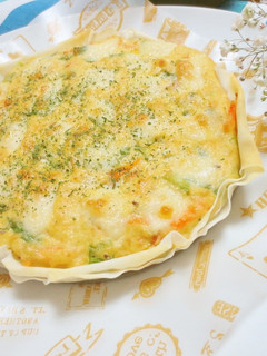 春巻き皮deおからとみそ味☆キッシュ-レシピのメイン写真
