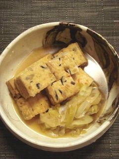 簡単♪厚揚げと長ねぎの煮物-レシピのメイン写真