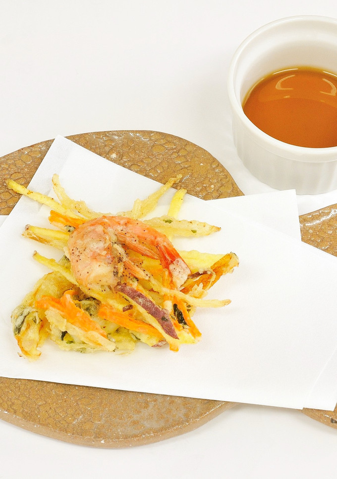 海の幸かき揚げ【学校給食】-レシピのメイン写真