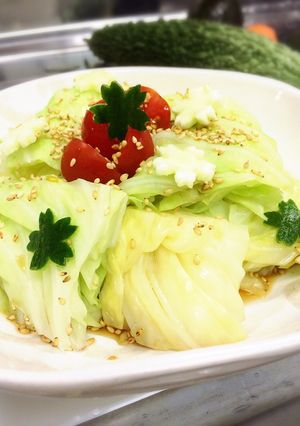 ♪キャベツ大量消費茹でるだけのサラダ♪-レシピのメイン写真