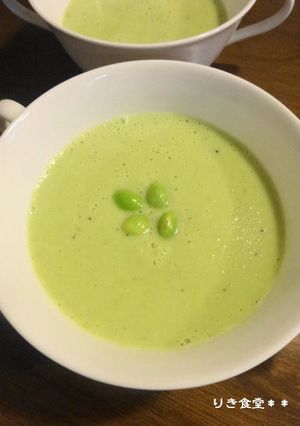 枝豆のスープ-レシピのメイン写真