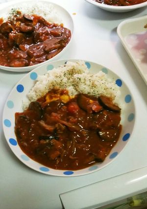 ナスとトマトのヘルシー♥ツナカレー♥-レシピのメイン写真