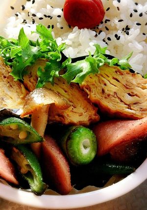 魚肉ソーセージとオクラでお弁当のおかず☆-レシピのメイン写真