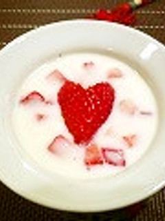 あまおうのココナッツブラマンジェ-レシピのメイン写真