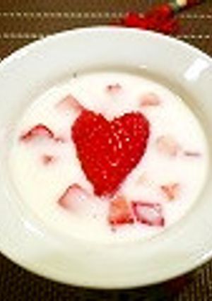 あまおうのココナッツブラマンジェ-レシピのメイン写真