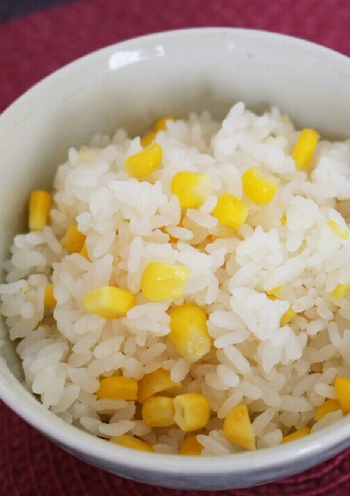 香り豊かなとうもろこしの炊き込みご飯-レシピのメイン写真