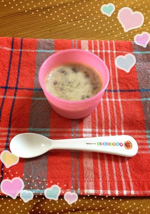 離乳食後期〜完了期☆バナナプリン-レシピのメイン写真