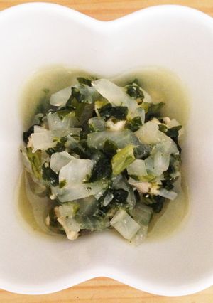 ★離乳食後期★小松菜マグロの味噌煮込-レシピのメイン写真