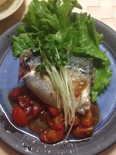 鯖のバルサミコトマトソース-レシピのメイン写真