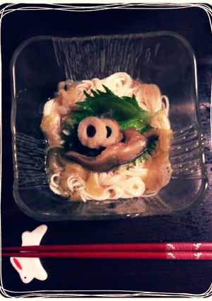 椎茸で煮そうめん美味しいだし作り♡-レシピのメイン写真