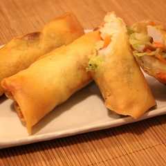 รูปของ キャベツとちくわのチーズ春巻き