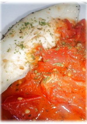 カレイとフレッシュトマトソース-レシピのメイン写真