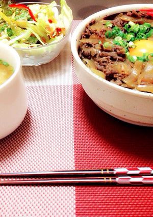 牛丼-レシピのメイン写真