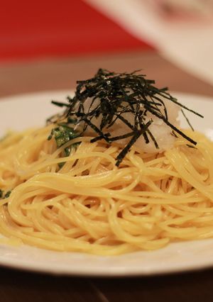 簡単☆激ウマ！梅しその冷製パスタ-レシピのメイン写真