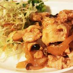 รูปของ 鶏胸肉の生姜焼き