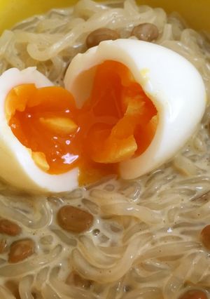 ふわふわとろとろ！やみつき納豆ヨーグルト-レシピのメイン写真