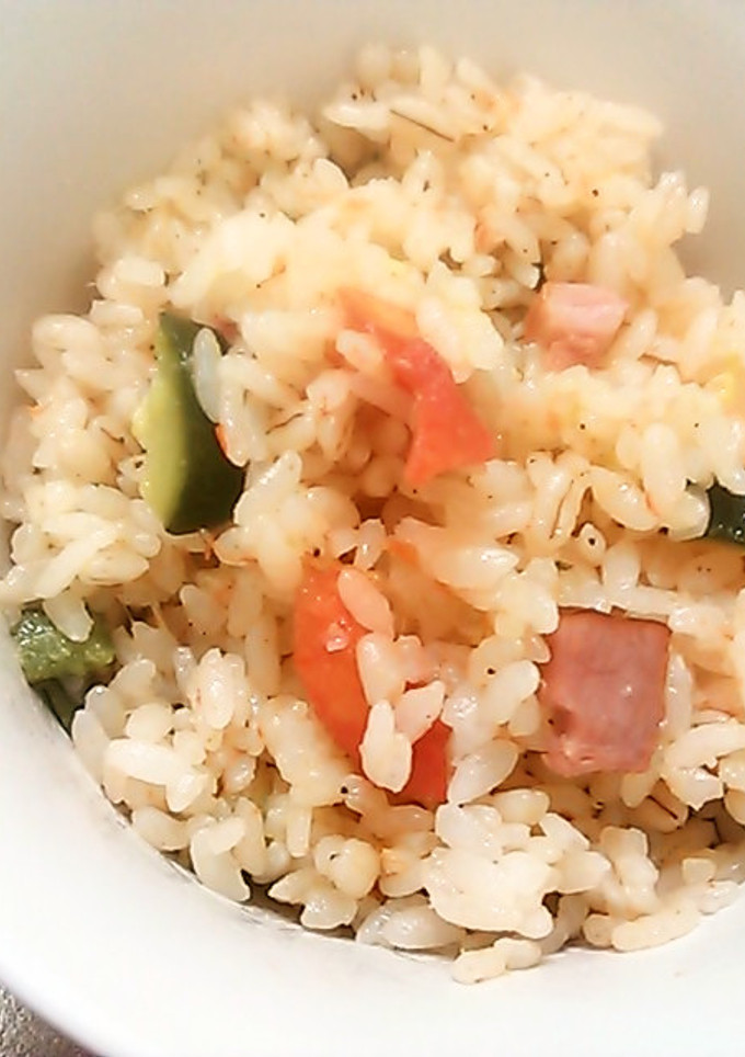 ズッキーニとトマトの夏の炊き込みご飯-レシピのメイン写真