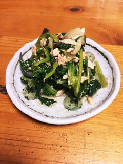ほうれん草と茄子のツナ和え-レシピのメイン写真
