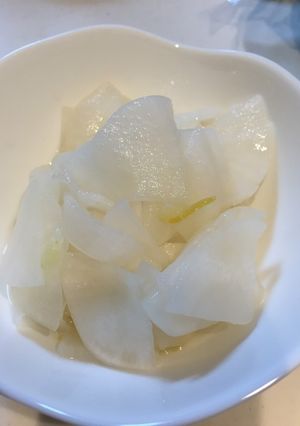簡単大根のハチミツ塩レモン漬け-レシピのメイン写真