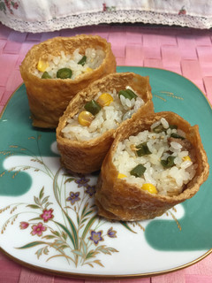 夏野菜のおいなりさん-レシピのメイン写真