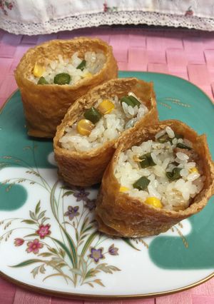 夏野菜のおいなりさん-レシピのメイン写真