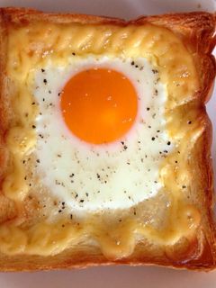 目玉焼きトースト-レシピのメイン写真
